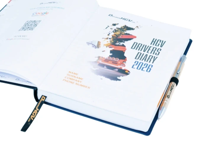 HGV Drivers Diary 2026 - Inside Title Page View