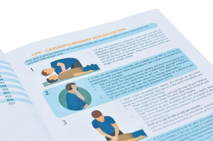 HGV Drivers Diary - CPR First Aid Guide Page