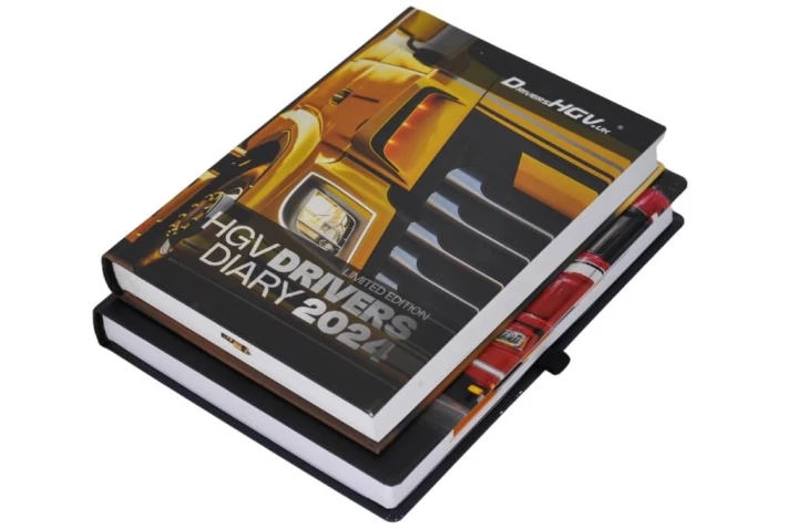 HGV Drivers Diary - Stacked Editions Comparison