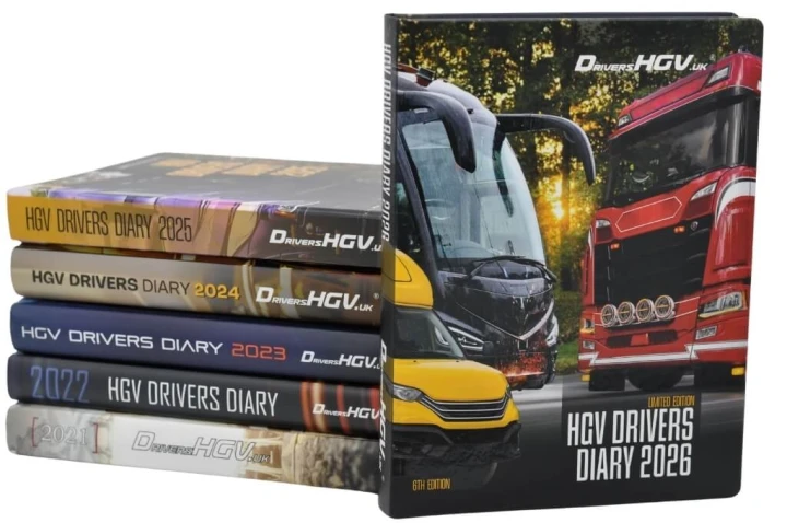 HGV Drivers Diary - Multi-Year Edition Comparison