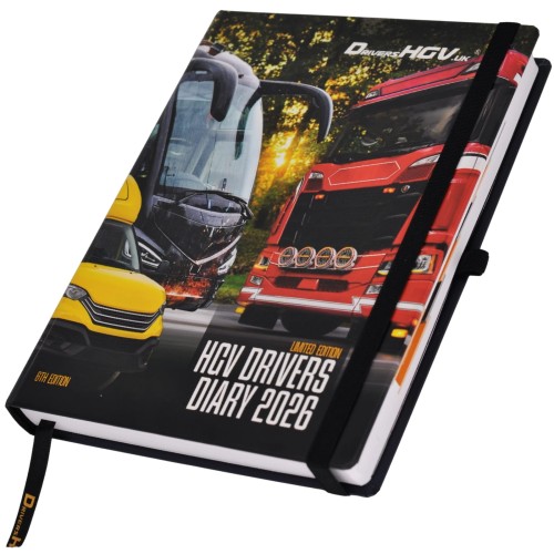 HGV Drivers Diary 2026 - Front Cover