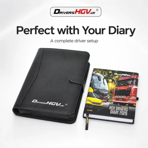 HGV Drivers Diary and Water-Resistant Folder Promotional Banner