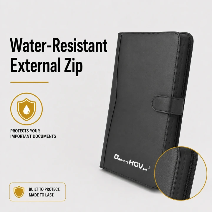 HGV Drivers Diary - Water-Resistant External Zip Promotional Banner