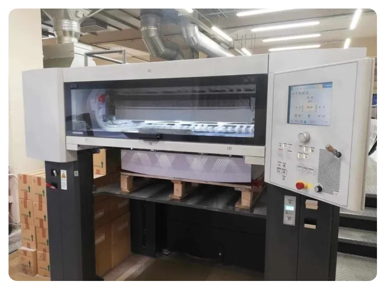 Commercial printing press producing HGV driver diaries in the UK