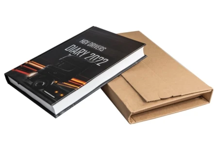 2nd Edition 2022 HGV Drivers Diary with protective cardboard mailing wrap