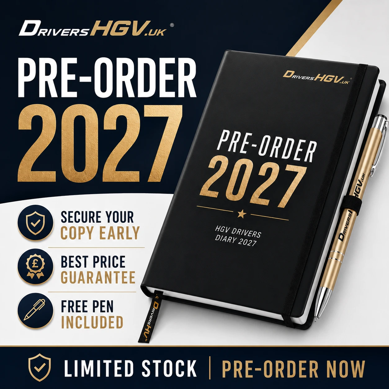 HGV Drivers Diary 2027 coming soon with planned pre-order benefits